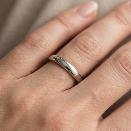 Plain Band Engagement Rings