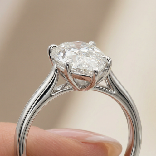 Pear Cut Wedding Set