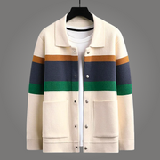 Luxe Jacquard Knit - Cardigan