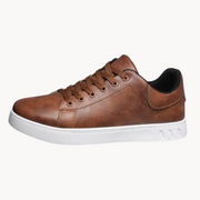 Leather Lace-Up Low-Top - Sneakers