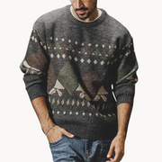 Vintage Ribbed Knit - Sweater