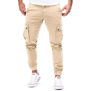 Cotton Relaxed Fit Cargo - Joggers