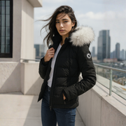 Freya | Heated Women’s Puffer Jacket with Faux Fur Hood