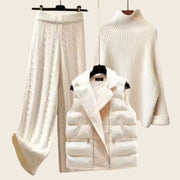 Solara Ribbed Knit Lounge - Two-Piece Set