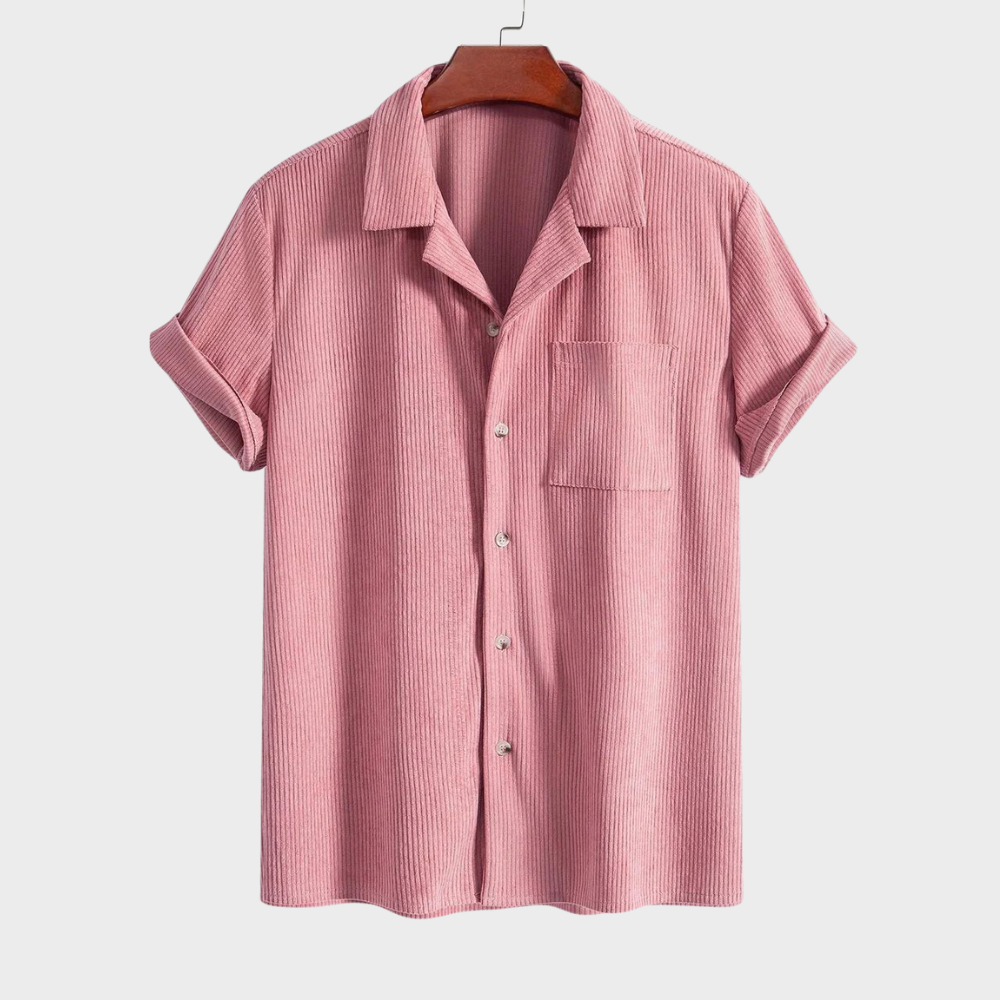 Cuban Collar Corduroy - Shirt