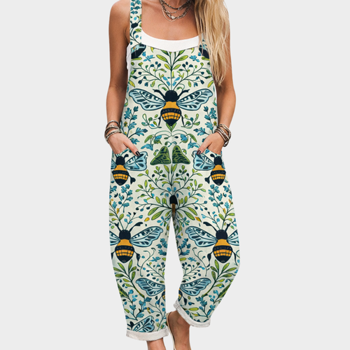 Bambie - Comfortable Printed Overalls