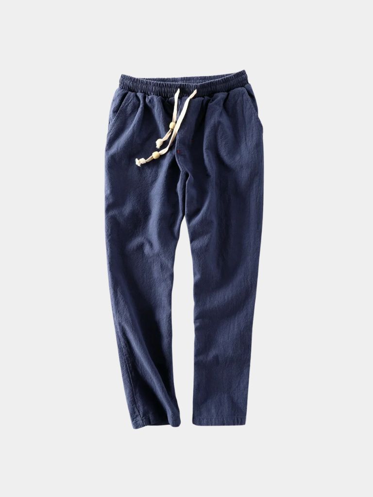 Azure Coast Linen Trousers - Casa Laro CASA LARO