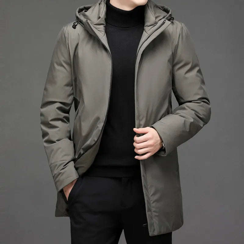 Alpine Wool-Blend Longline - Coat CASA LARO MEN