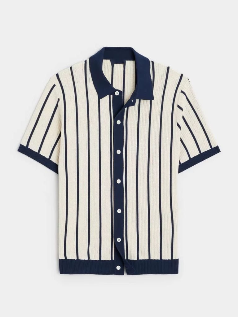 Atlantic Frame Knit Polo – Casa Laro CASA LARO