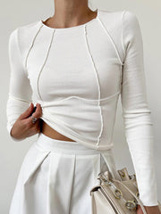 Piped Long Sleeve - Top