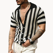 Franz Crochet Button-Up - Polo