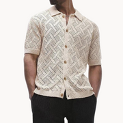 Polo Collar Knit - Cardigan