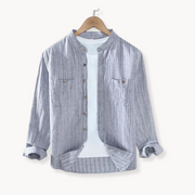 Linen Cotton Button-Down - Shirt