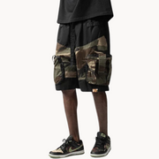 Camo Print Relaxed Fit - Shorts