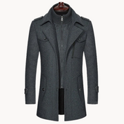 Olive Green Longline - Coat