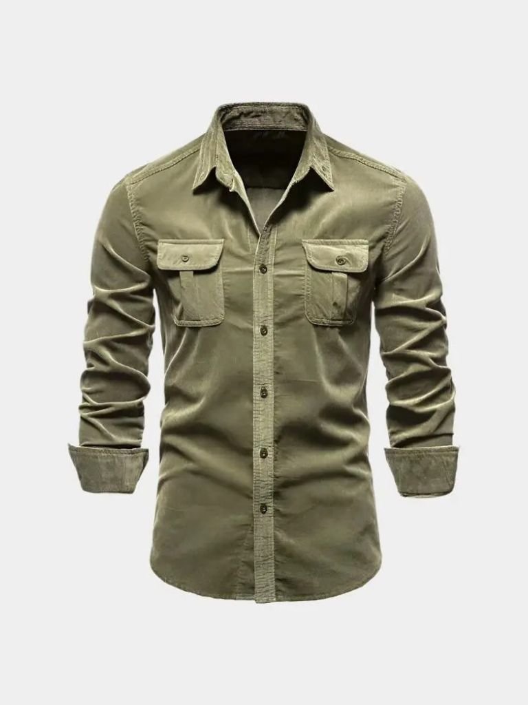 Casual Business Corduroy Shirt - Casa Laro CASA LARO
