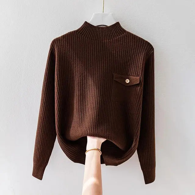 Clara Ribbed Crewneck - Sweater CASA LARO