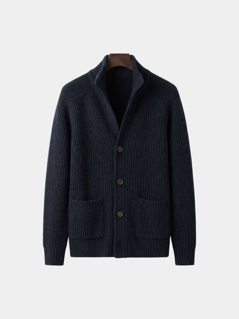 Classic Heritage Botton Knit Jacket - Casa Laro CASA LARO