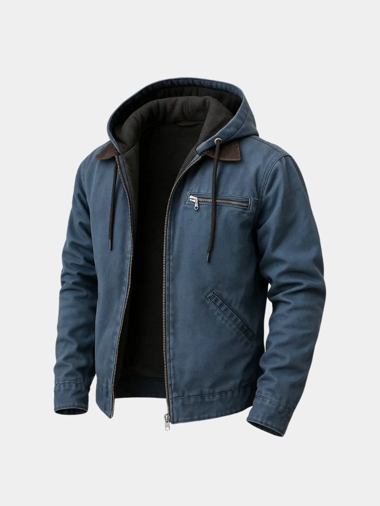 Essential Hooded Work Jacket - Casa Laro CASA LARO