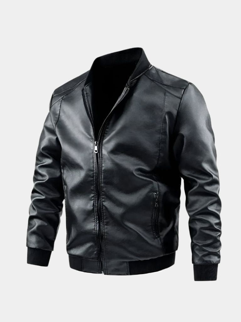 Essential Leather Jacket - Casa Laro CASA LARO