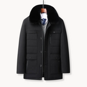 Faux Fur Collar - Coat
