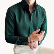 Button-Front Long Sleeve - Shirt