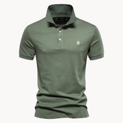 Cotton Troyer Neck - Polo Shirt