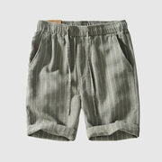 Striped High-Rise - Shorts