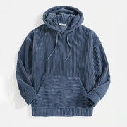Corduroy Hooded Pullover - Hoodie