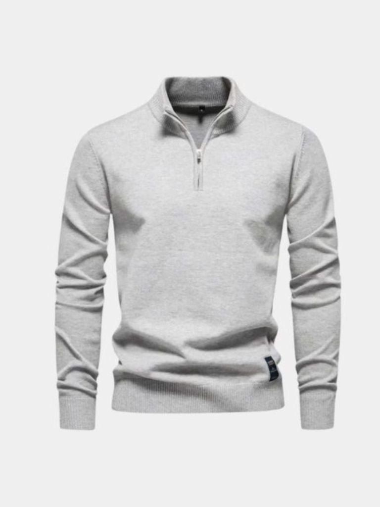Half Zip Knitwear Pullover Sweater - Casa Laro CASA LARO