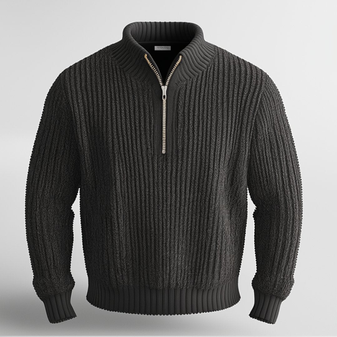 Highland Knit Quarter-Zip - Sweater CASA LARO MEN