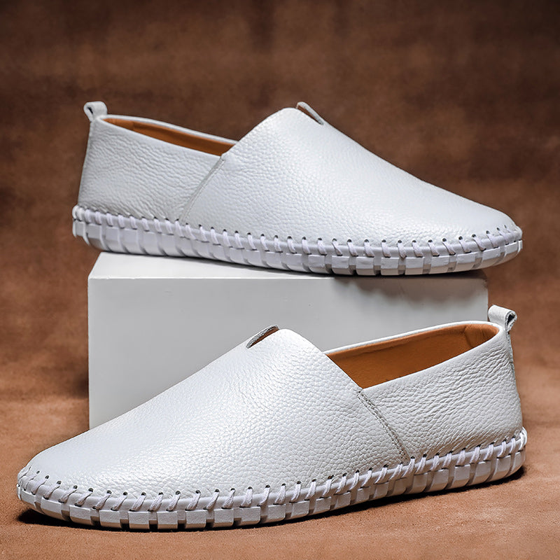 Massimo Leather Slip-On - Loafers