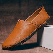 Massimo Leather Slip-On - Loafers