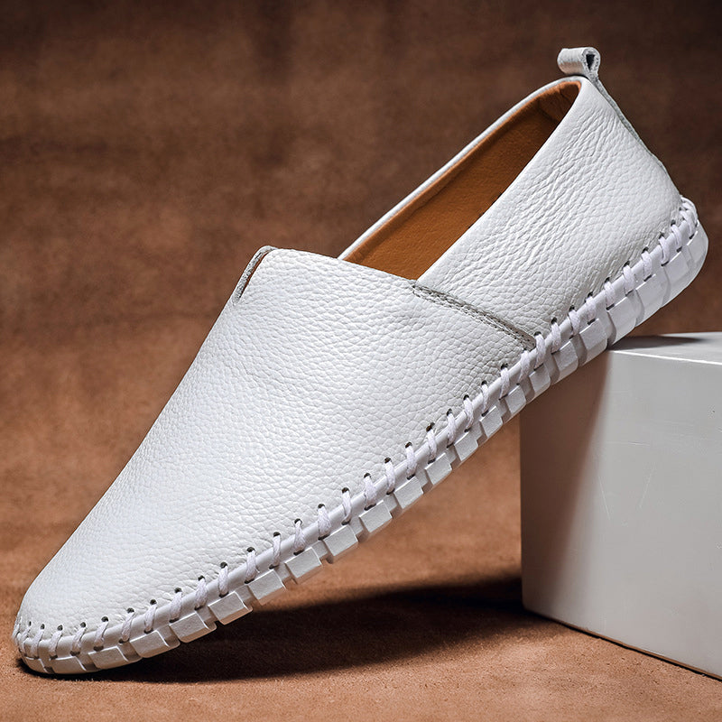 Massimo Leather Slip-On - Loafers