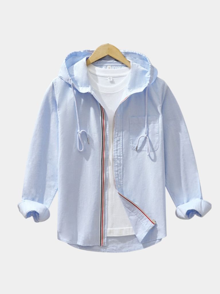 Light Covenant Linen Hooded Shirt – Casa Laro CASA LARO
