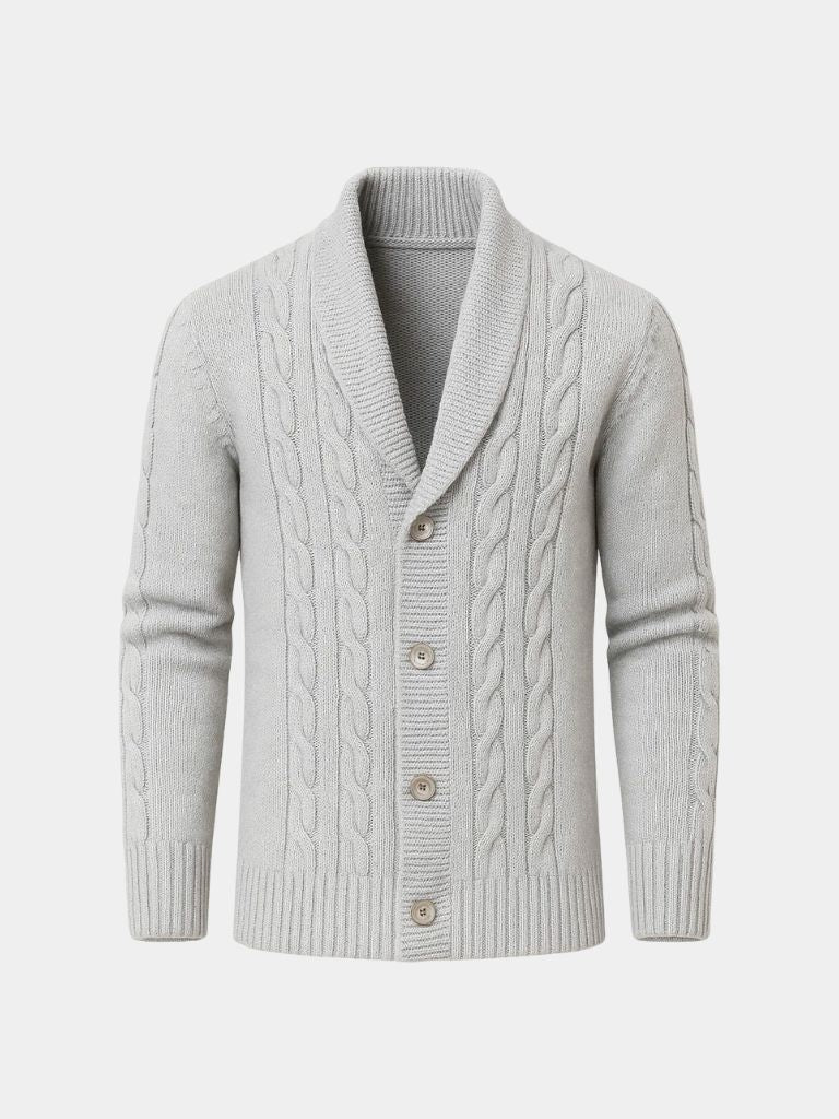 Men's Elegant Knit Cardigan - Casa Laro CASA LARO