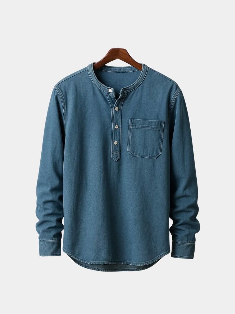 Nash Henley Long Sleeve Shirt – Casa Laro CASA LARO