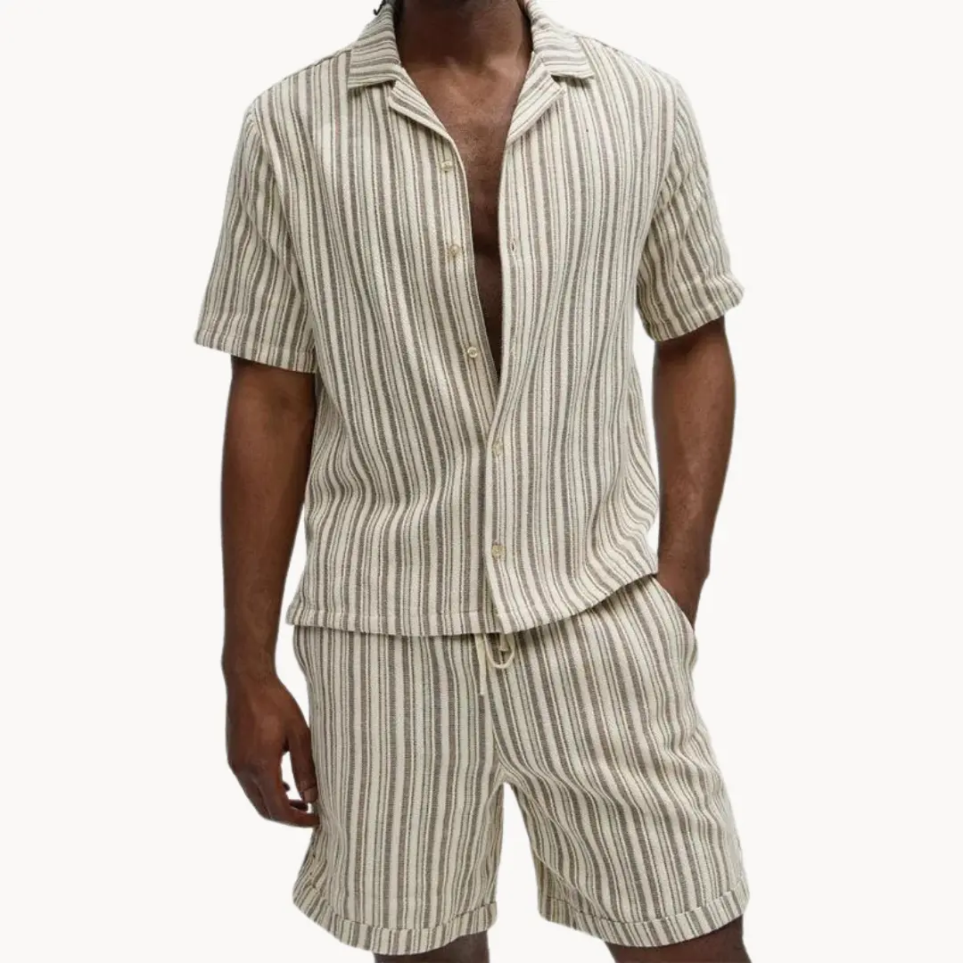 Rafi Casual Polo & Shorts - Two-Piece Set CASA LARO