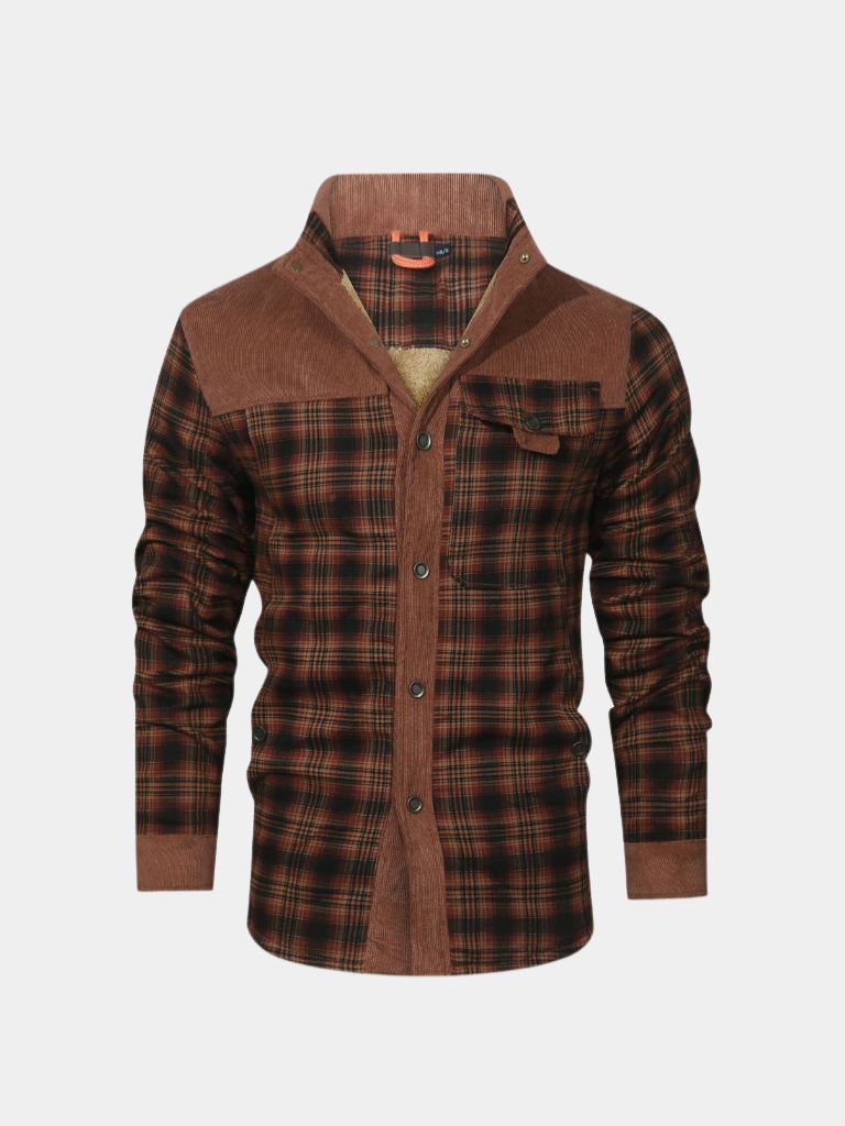 Redwood Rustic Flannel Jacket - Casa Laro CASA LARO