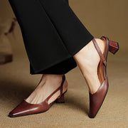 Sylvie Leather - Heels