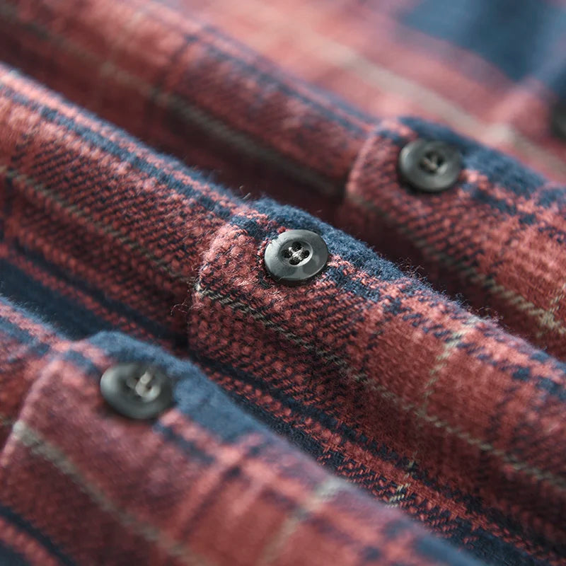Plaid Button-Up - Shirt