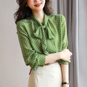 Bow Tie Neck - Blouse