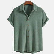 Lightweight Short Sleeve Button-Down - Shirt