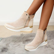 Rope Sole Espadrille Wedge - Boots