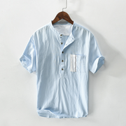 Ibiza Linen Button-Up - Shirt