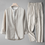 Gianni Linen Tailored - Two-Piece Set