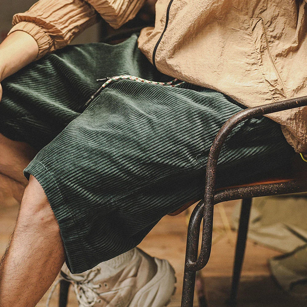 Matteo Corduroy High-Rise - Shorts