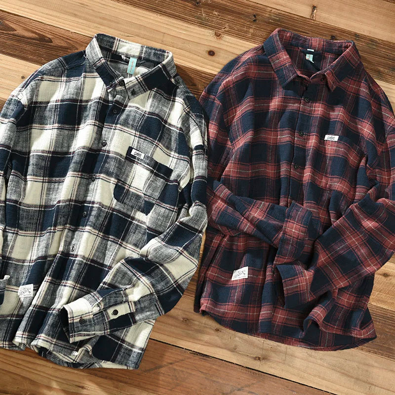 Plaid Button-Up - Shirt