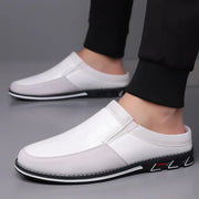 Cavari Leather Slip-On - Mules