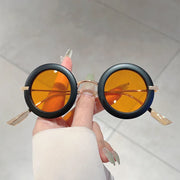 Slim Metal Round Frame - Sunglasses